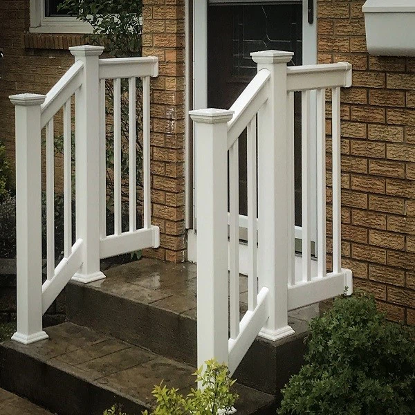 7 vinyl railings for front steps 7 vinyl railings for front steps