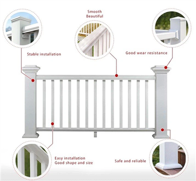 Rheiliau Gwydn PVC