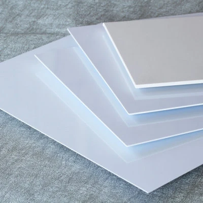 Tsieina PVC Taflenni Plastig Gwyn